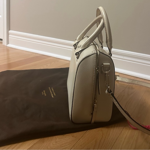 Cream kate spade cross body satchel - Picture 3 of 10